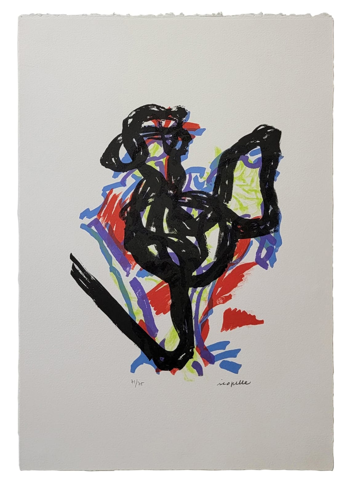 Jean Paul Riopelle, Le Coq, 1972