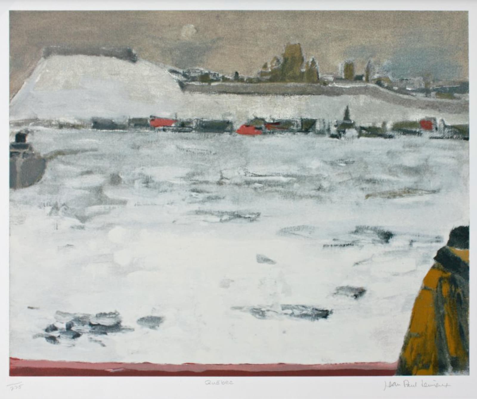 Jean-Paul Lemieux, Québec, du livre illustré Canada-Canada, 1985