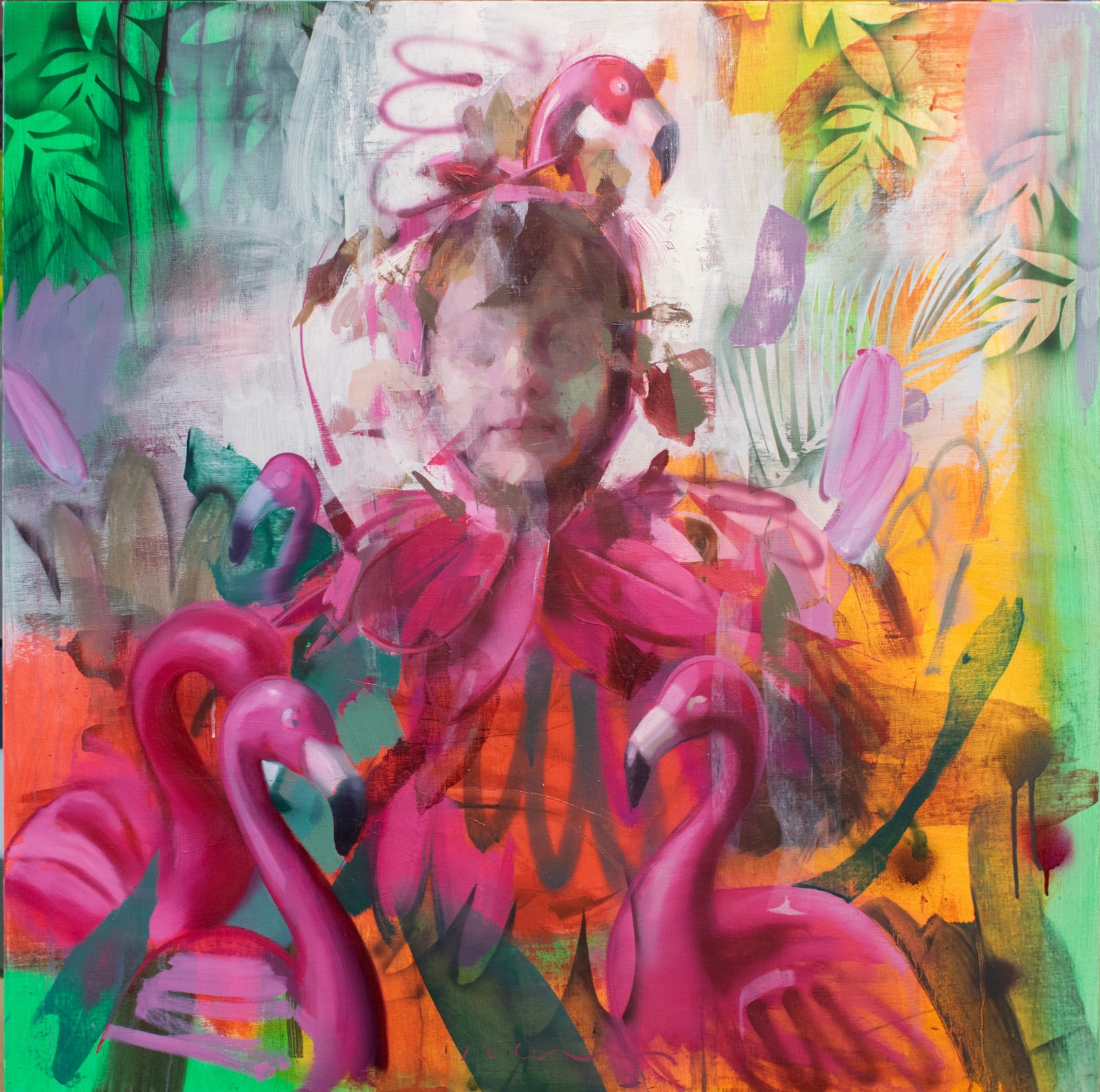 Jose Luis Ceña, Among Flamingos, 2025