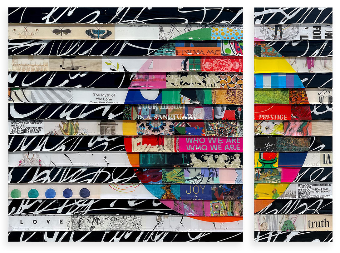 James Verbicky, Citta Samtana Diptych 326, 2024