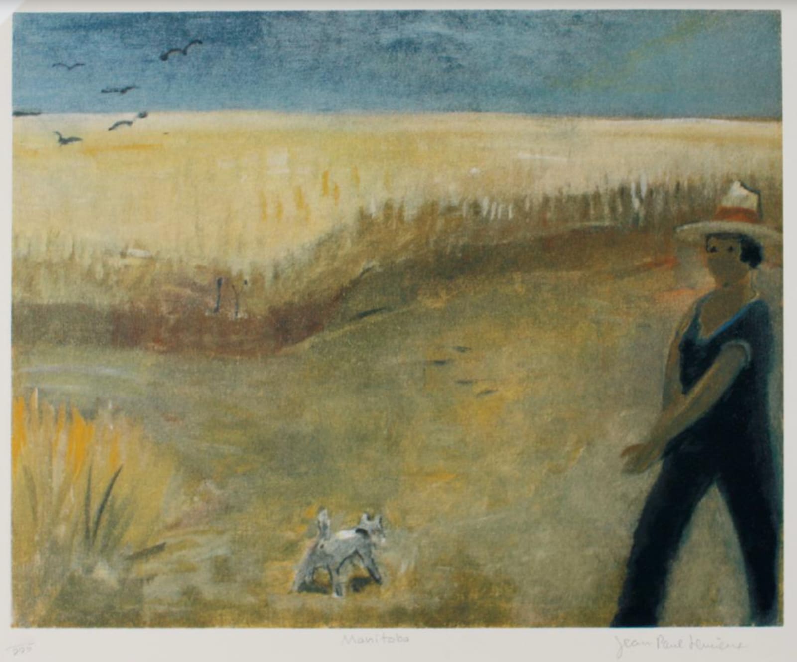 Jean-Paul Lemieux, Manitoba, du livre illustré Canada-Canada, 1985