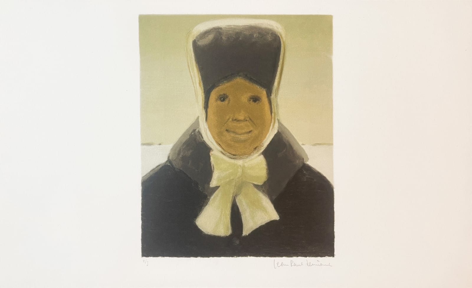Jean-Paul Lemieux, Luzina - La Petite Poule d'Eau, 1971