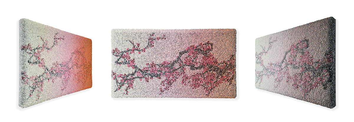 Zhuang Hong-Yi, Flowerbed Cherry Blossom, 2021