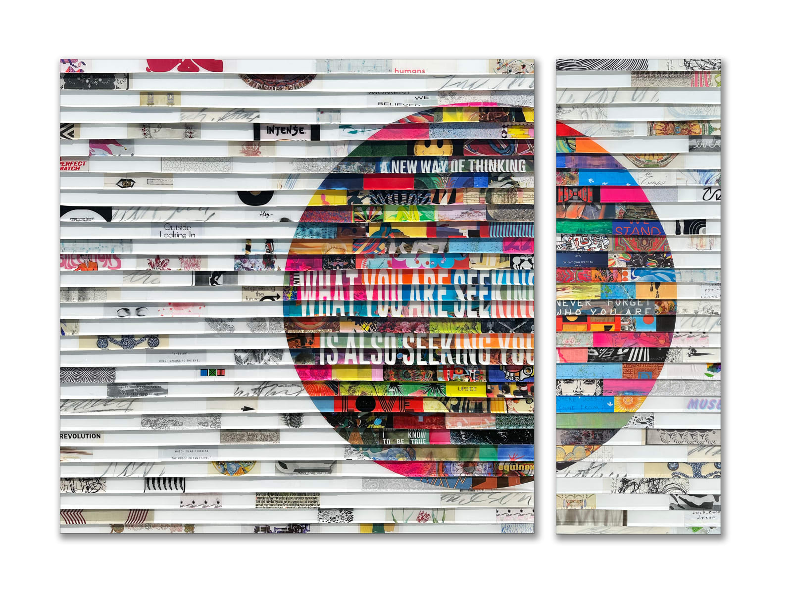 James Verbicky, Citta Samtana Diptych 334, 2023