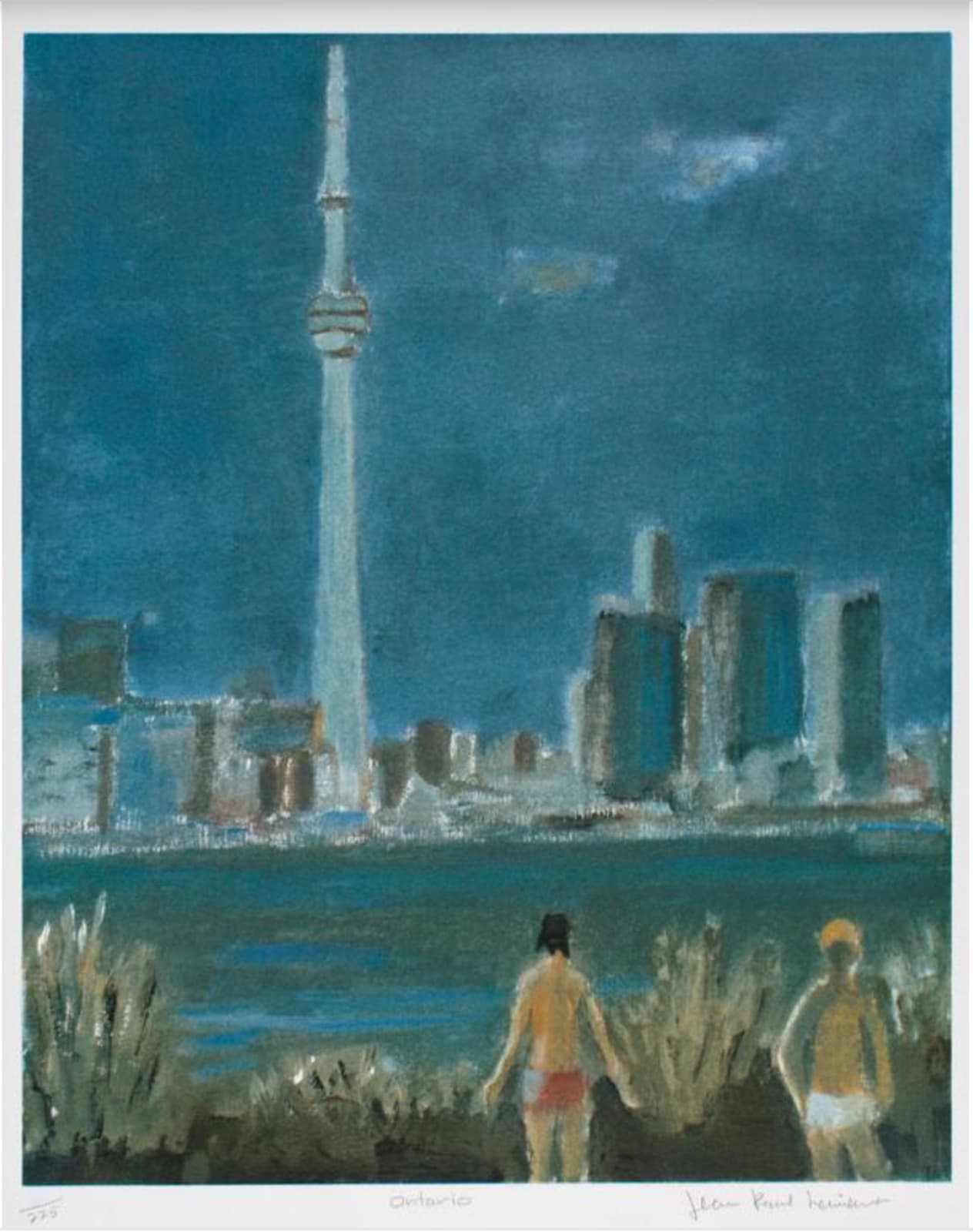 Jean-Paul Lemieux, Ontario, du livre illustré Canada-Canada, 1985
