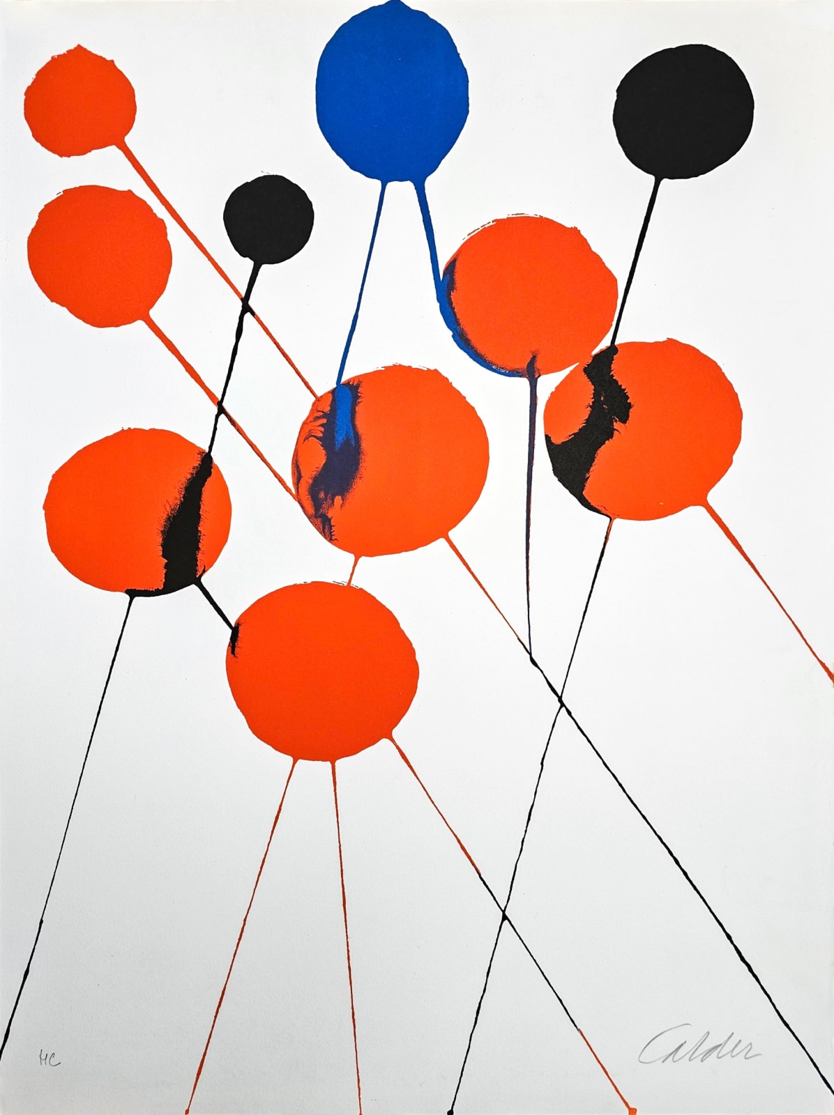 Alexander Calder, Ballons Dégoulinés, 1969
