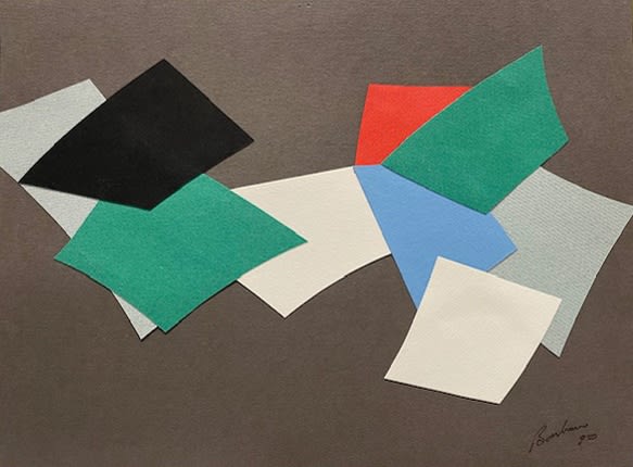 Marcel Barbeau, Collage abstrait, 1990