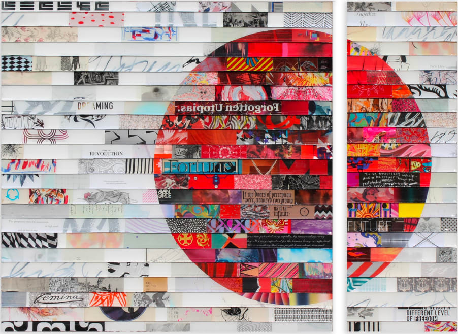 James Verbicky, Citta Samtana Diptych 275, 2021