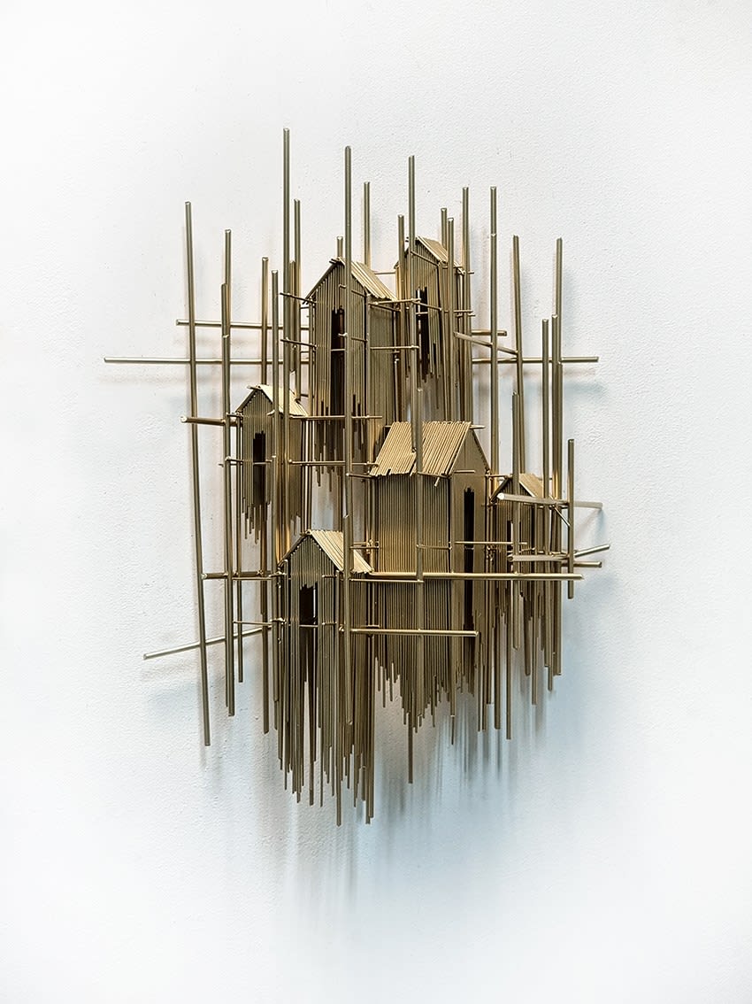 David Moreno, Gold Favelas Small I, 2024
