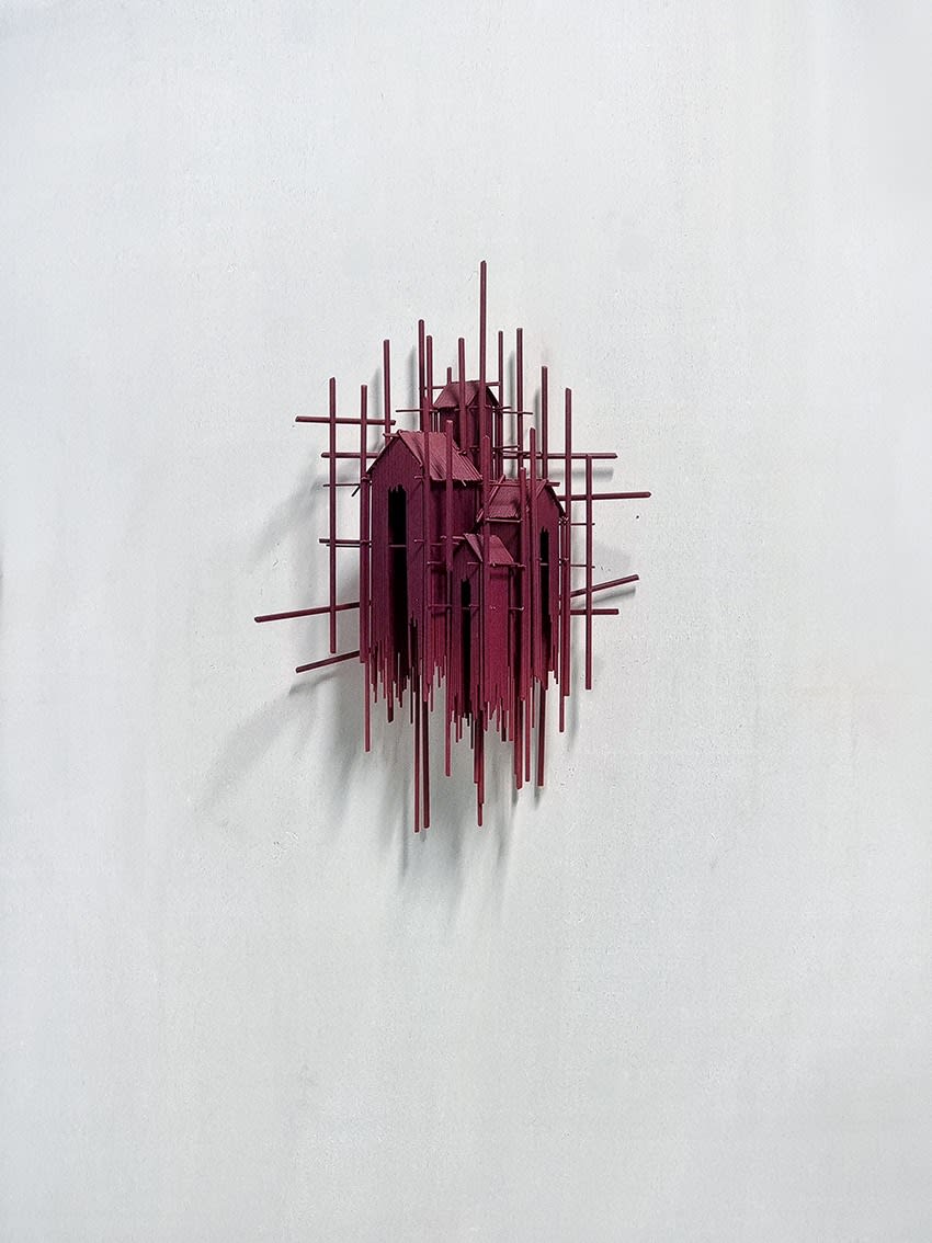 David Moreno, Red Favelas Small I, 2024