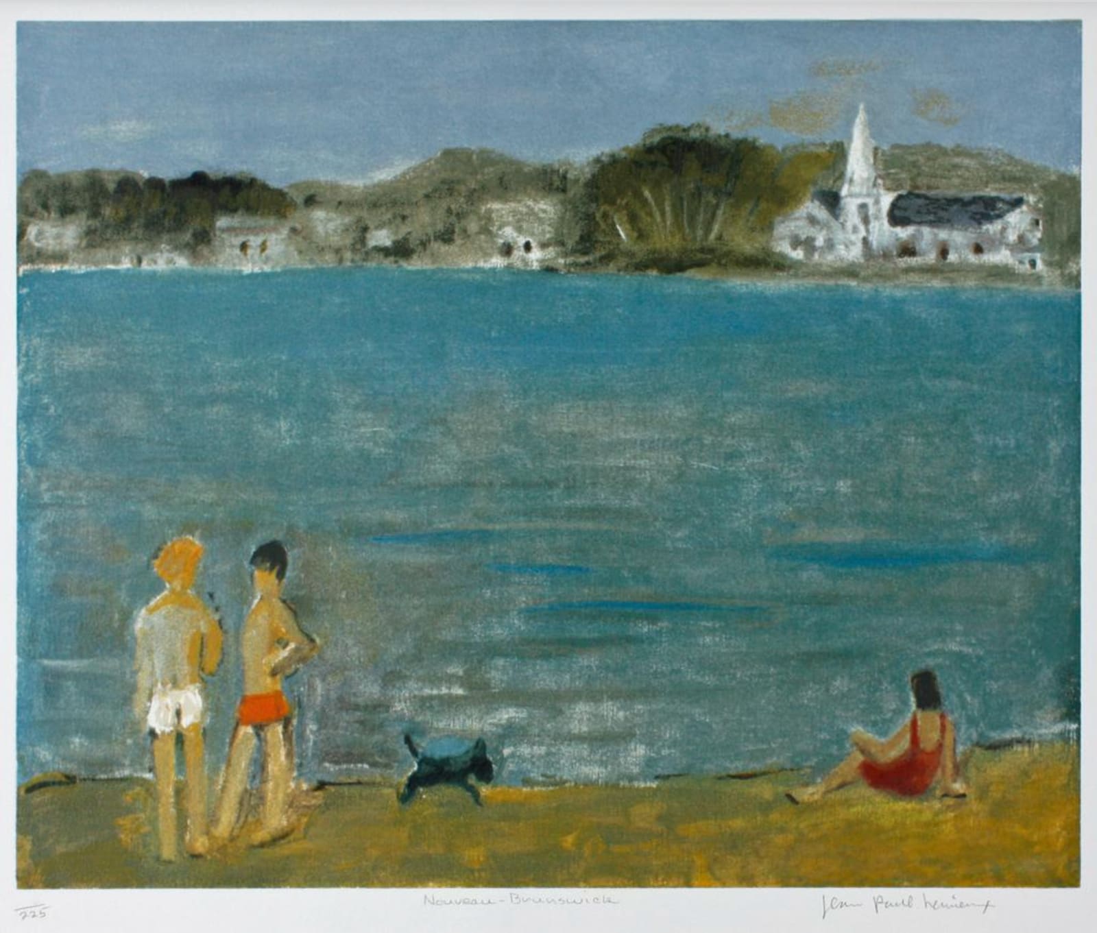 Jean-Paul Lemieux, Nouveau-Brunswick, du livre illustré Canada-Canada, 1985