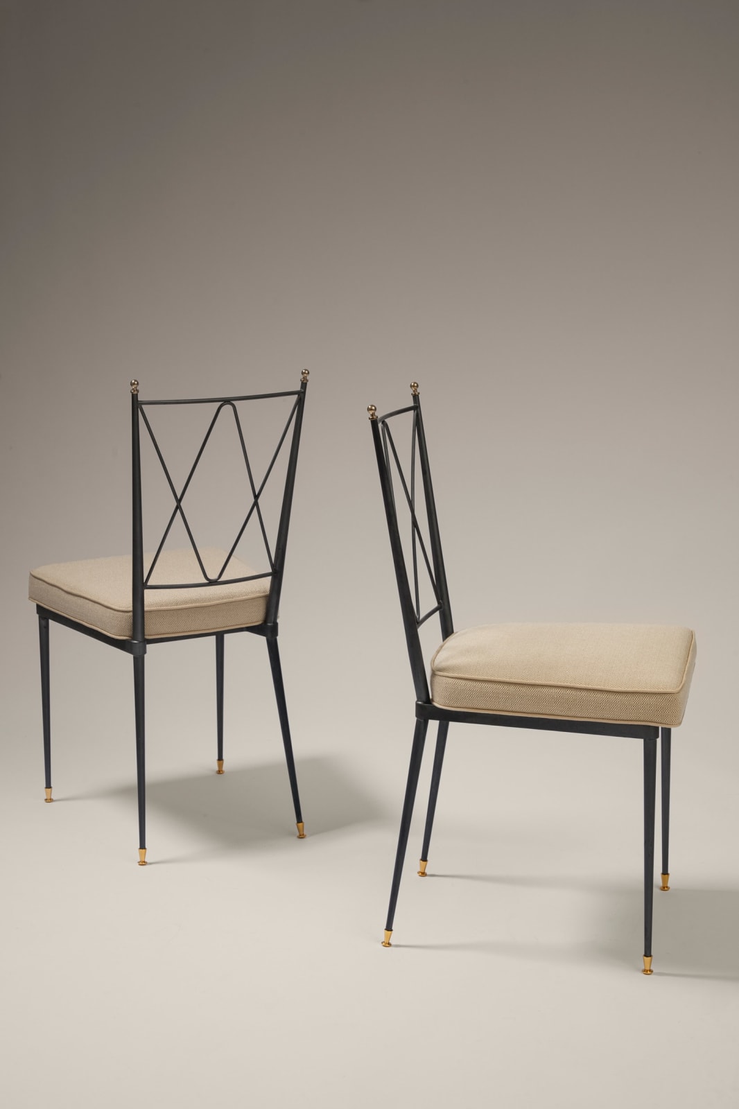 CLAUDE DELOR, Set of 8 chairs , c. 1960
