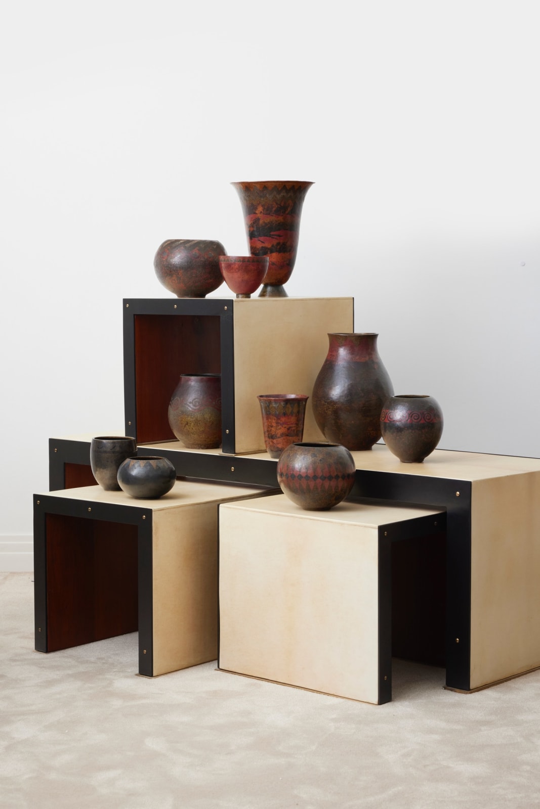 CLAUDIUS LINOSSIER, BOWL VASE, c. 1930