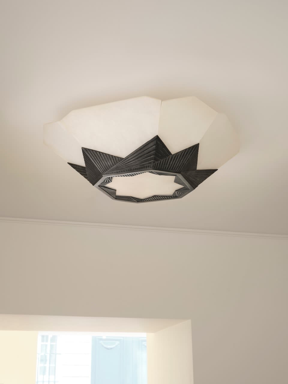 ALBERT CHEURET, Ceiling light, c. 1925