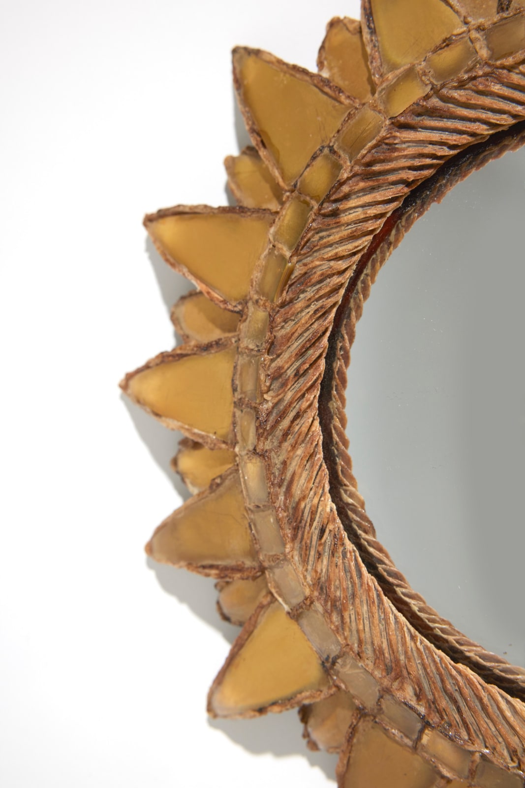 LINE VAUTRIN, MIRROR 'SOLEIL A POINTS N°1', c. 1960