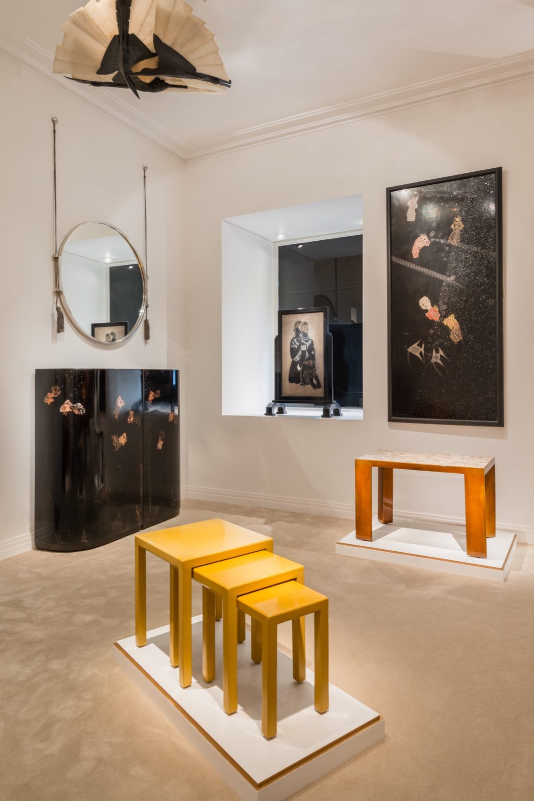 JEAN DUNAND, NESTING TABLES, c. 1928