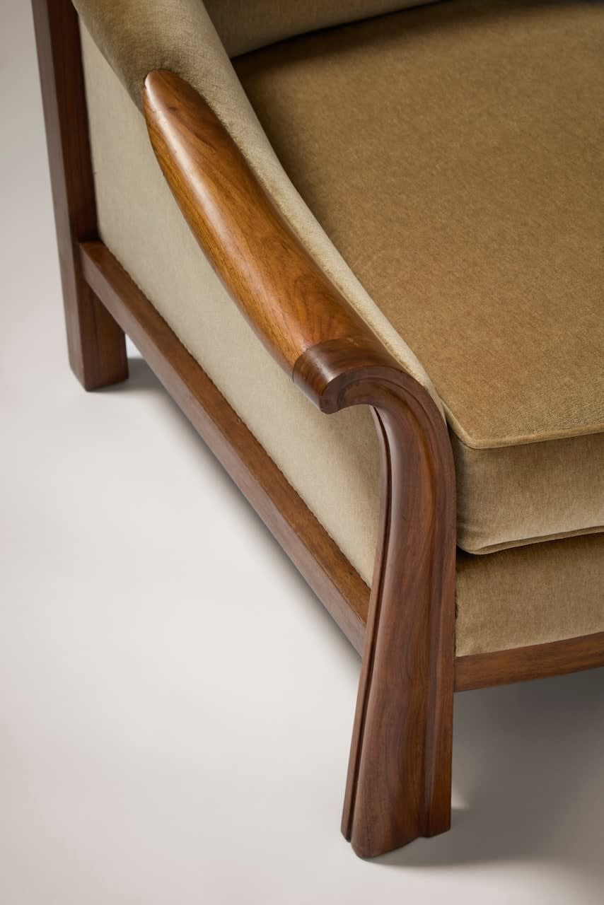 PIERRE CHAREAU, PAIR OF ARMCHAIRS 'SN 37' MODEL, c. 1930