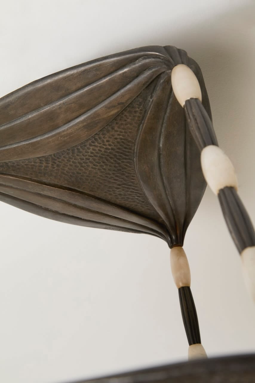 ALBERT CHEURET, Chandelier 'Trois Cigognes' , c. 1925