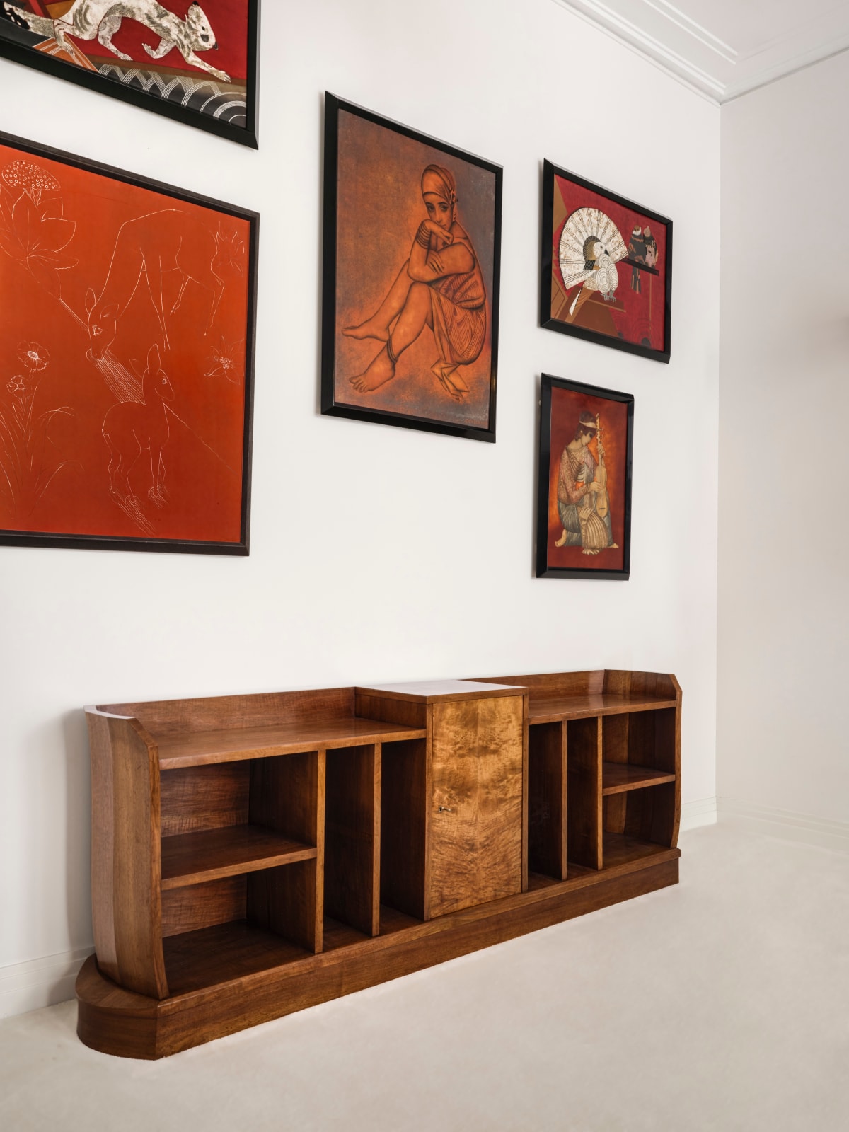 PIERRE CHAREAU, 'MU265' BOOKCASE , c. 1923