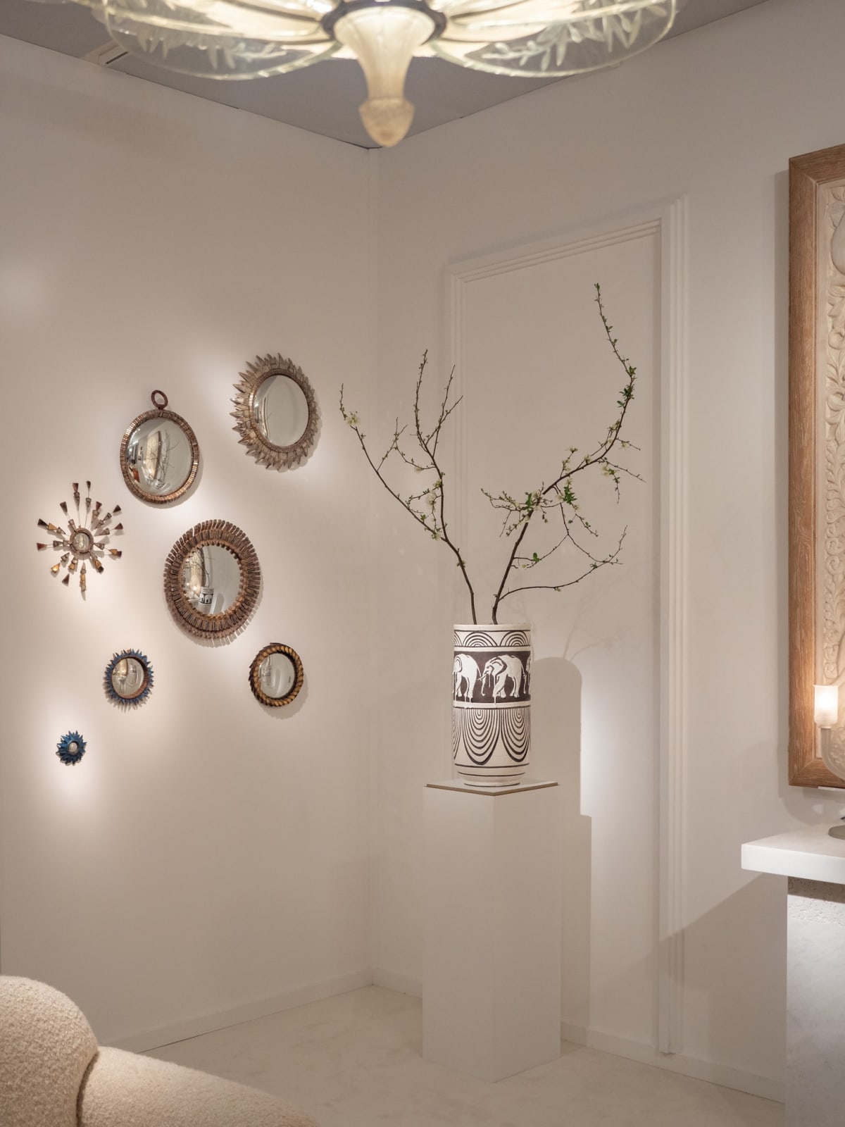 LINE VAUTRIN, MIRROR 'MONTRE', c. 1960
