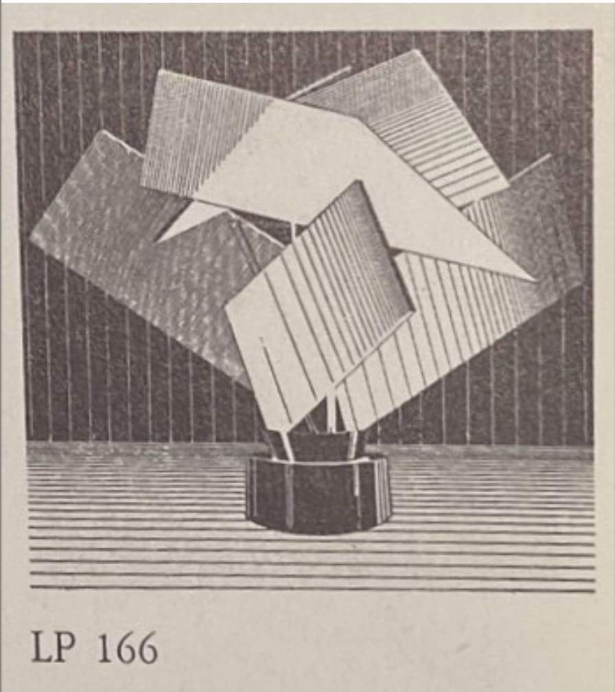 PIERRE CHAREAU, 'FLEUR' TABLE LAMP, MODEL NO. LP166, c. 1924