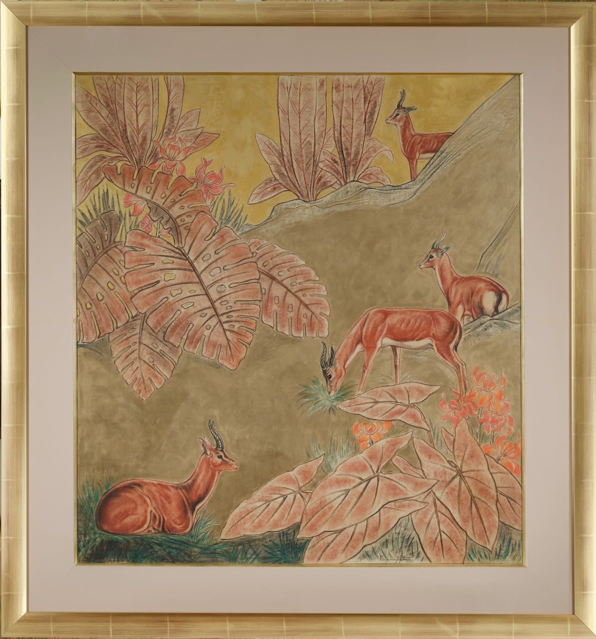GASTON SUISSE, Antilopes ou La faune et la flore Africaine, 1930