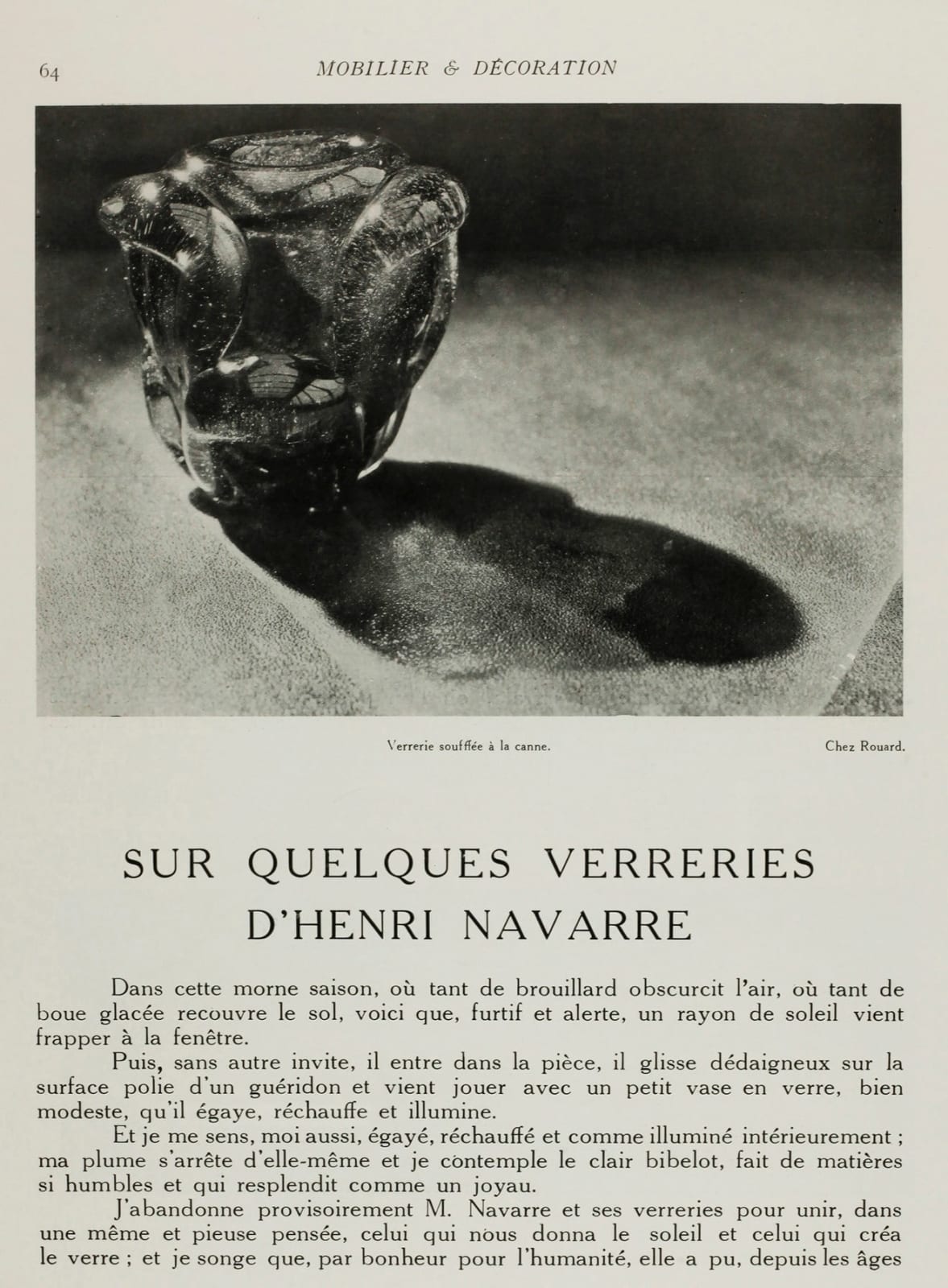 Henri Navarre, VASE, c. 1930
