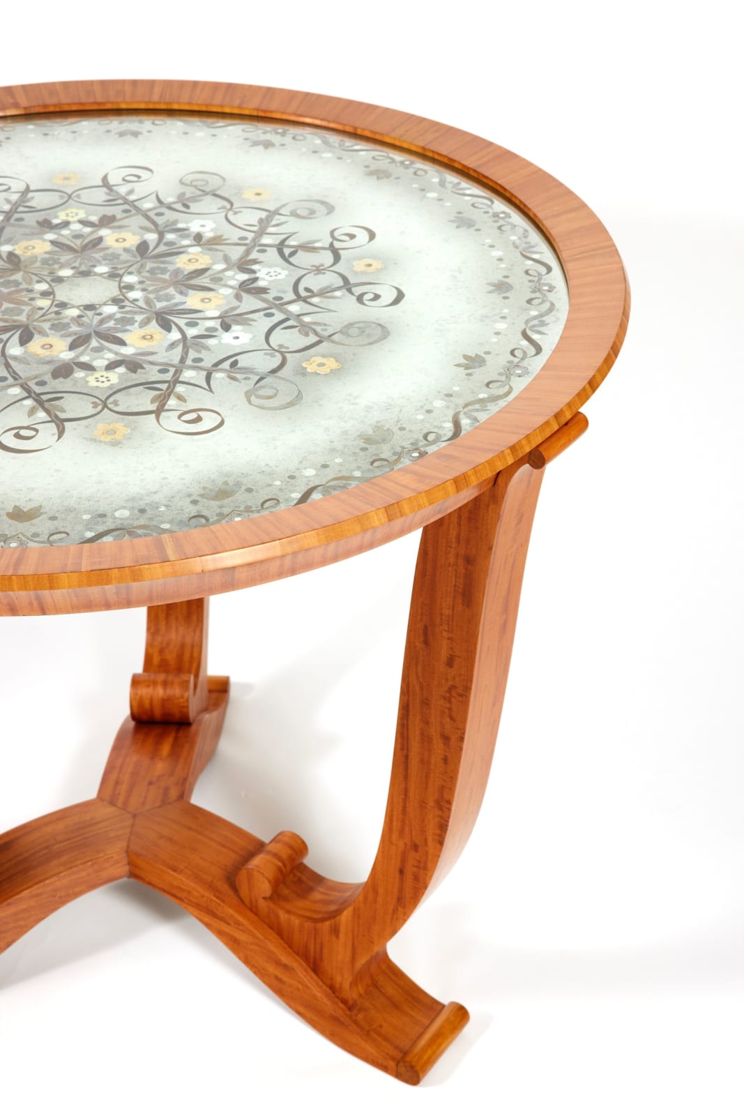 JULES LELEU, PEDESTAL TABLE, c. 1940