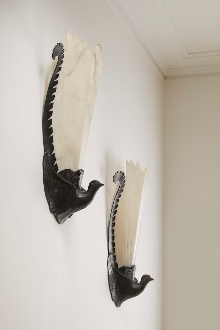 ALBERT CHEURET, Pair of sconces, c. 1925