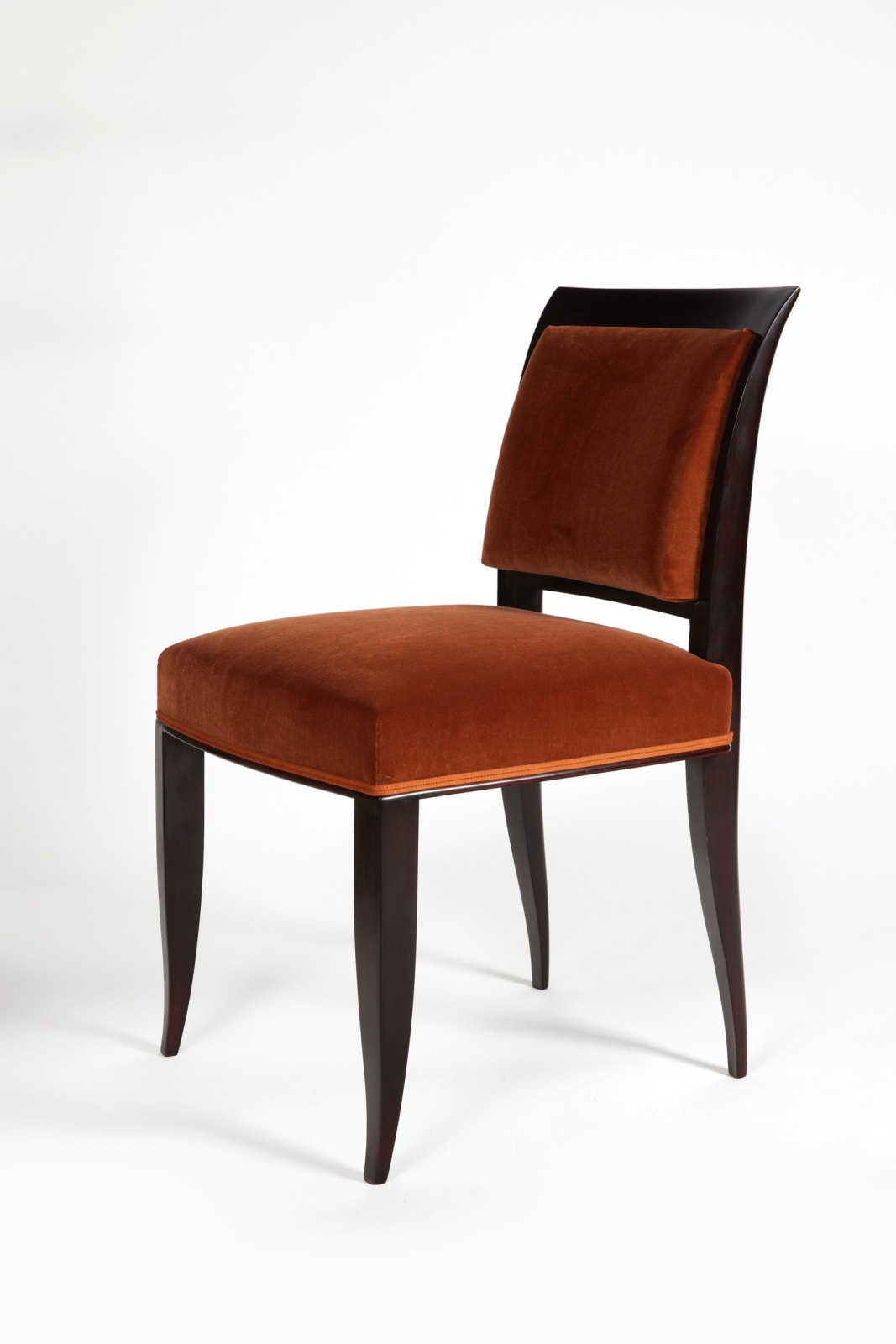 ALFRED PORTENEUVE, TWO ARMCHAIRS AND SIX CHAIRS, c. 1930