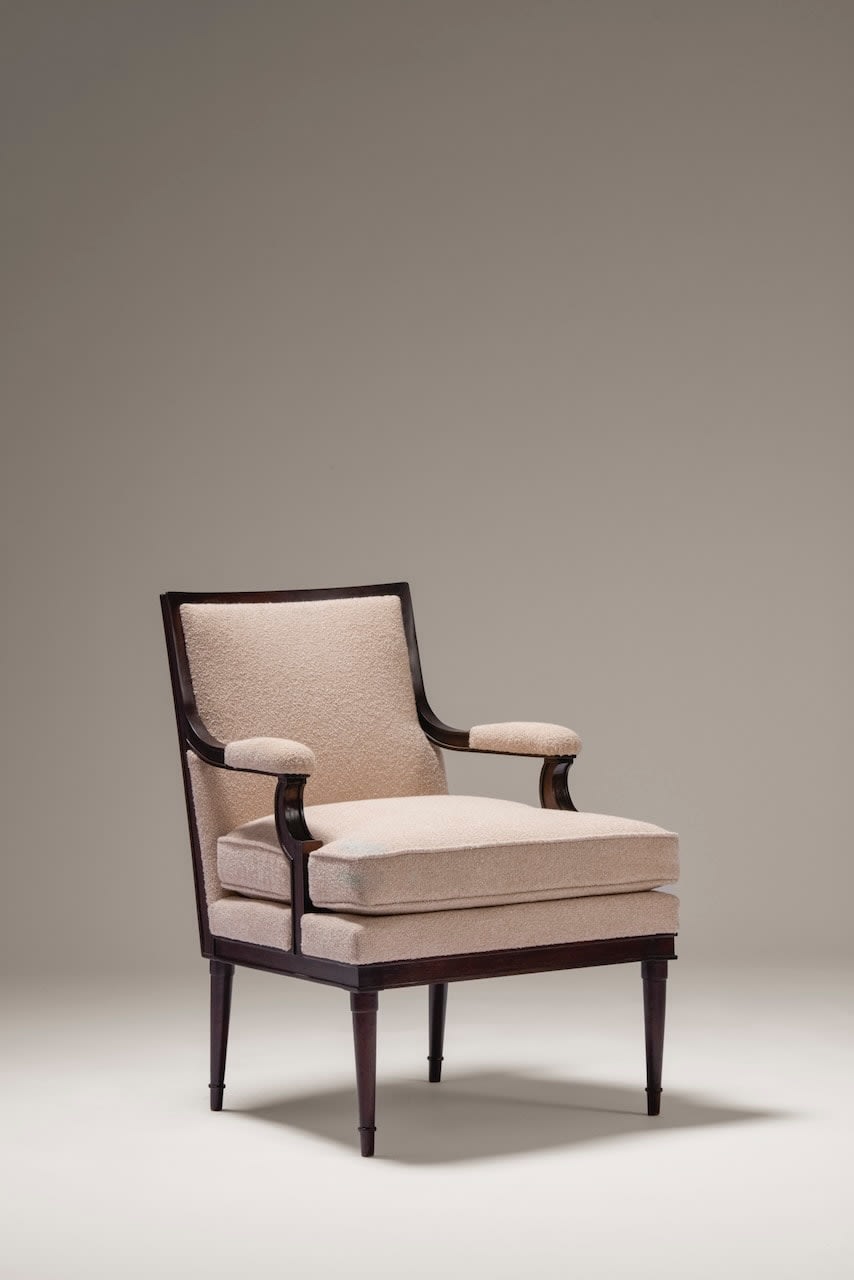 JEAN-MICHEL FRANK, Pair of armchairs , c. 1939
