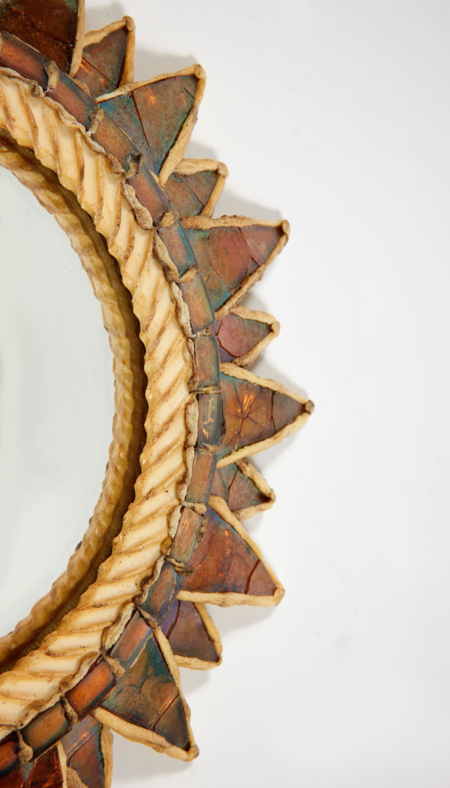 LINE VAUTRIN, 'SOLEIL A POINTES N°1' MIRROR, c. 1950