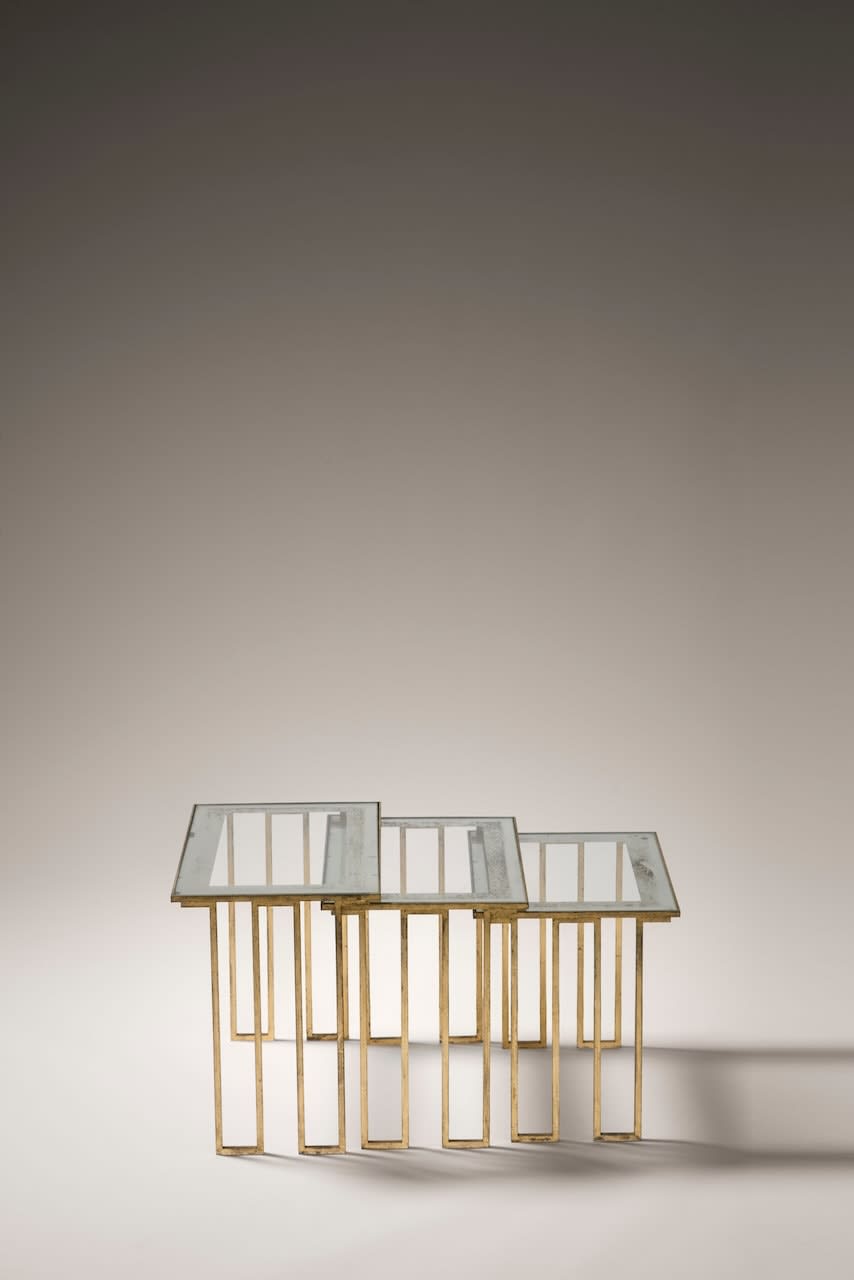 JEAN ROYERE, 'Créneaux' Nesting Tables , c. 1950