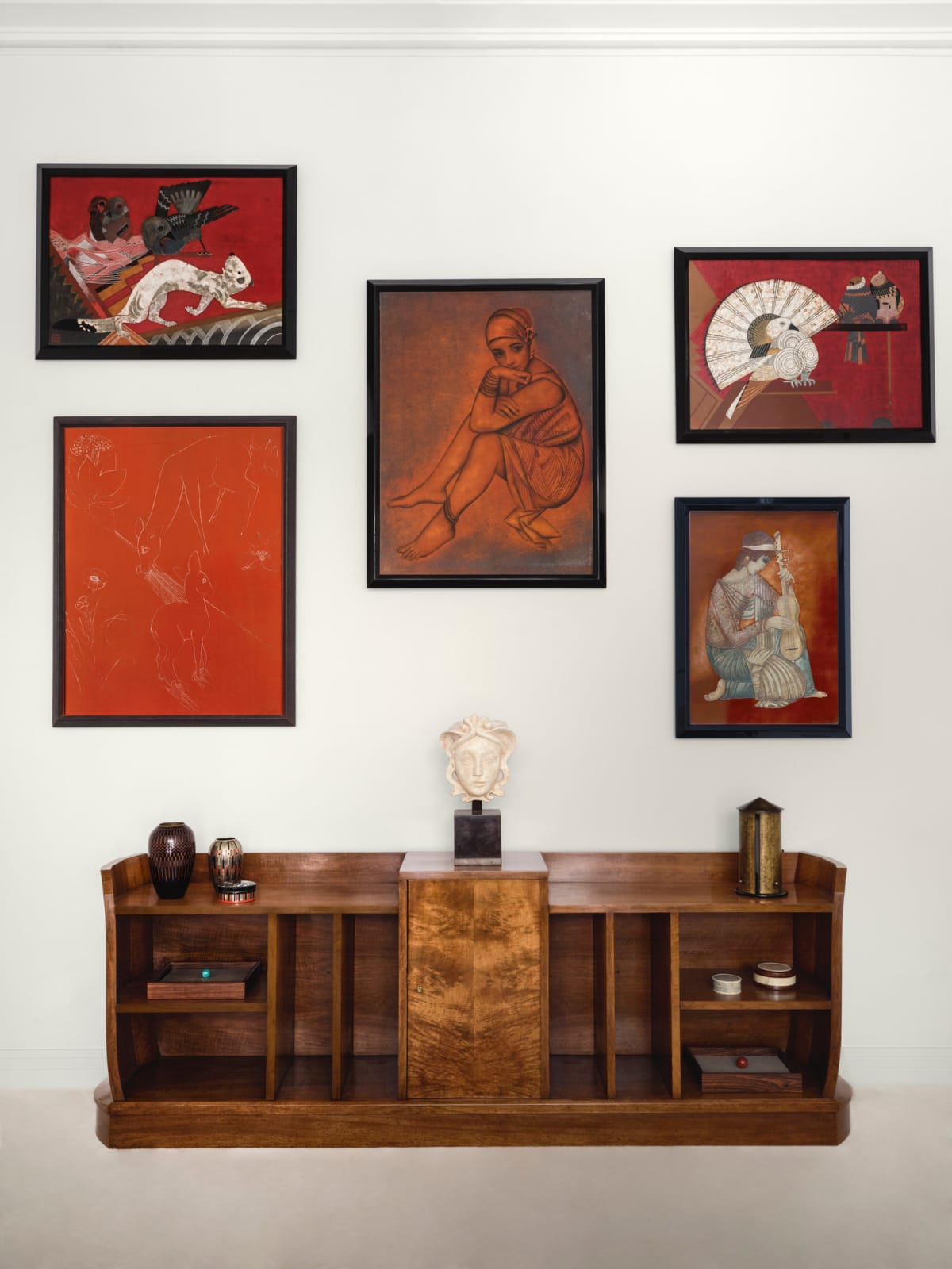 PIERRE CHAREAU, 'MU265' BOOKCASE , c. 1923