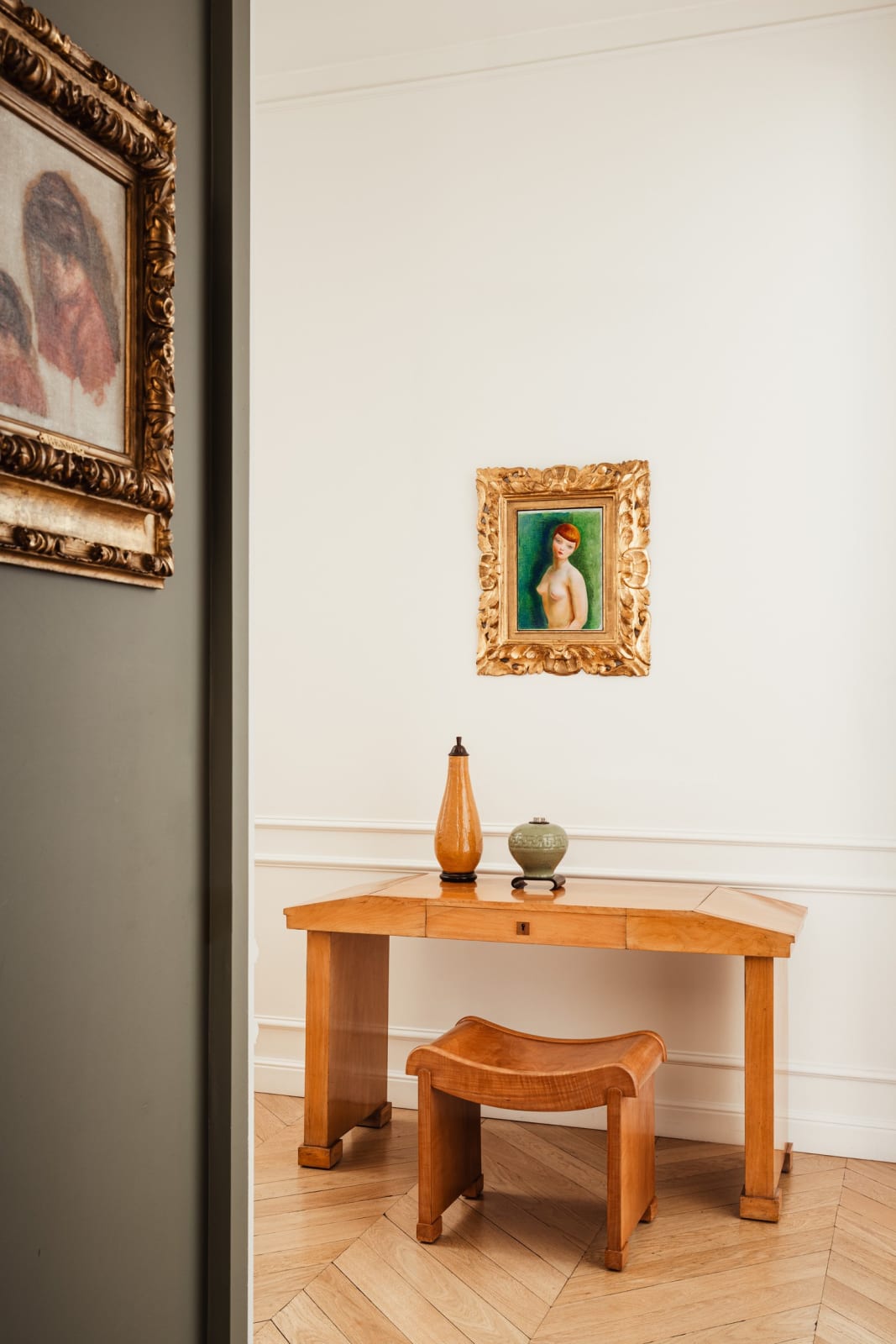 PIERRE CHAREAU, 'MT1015' STOOL, c. 1927