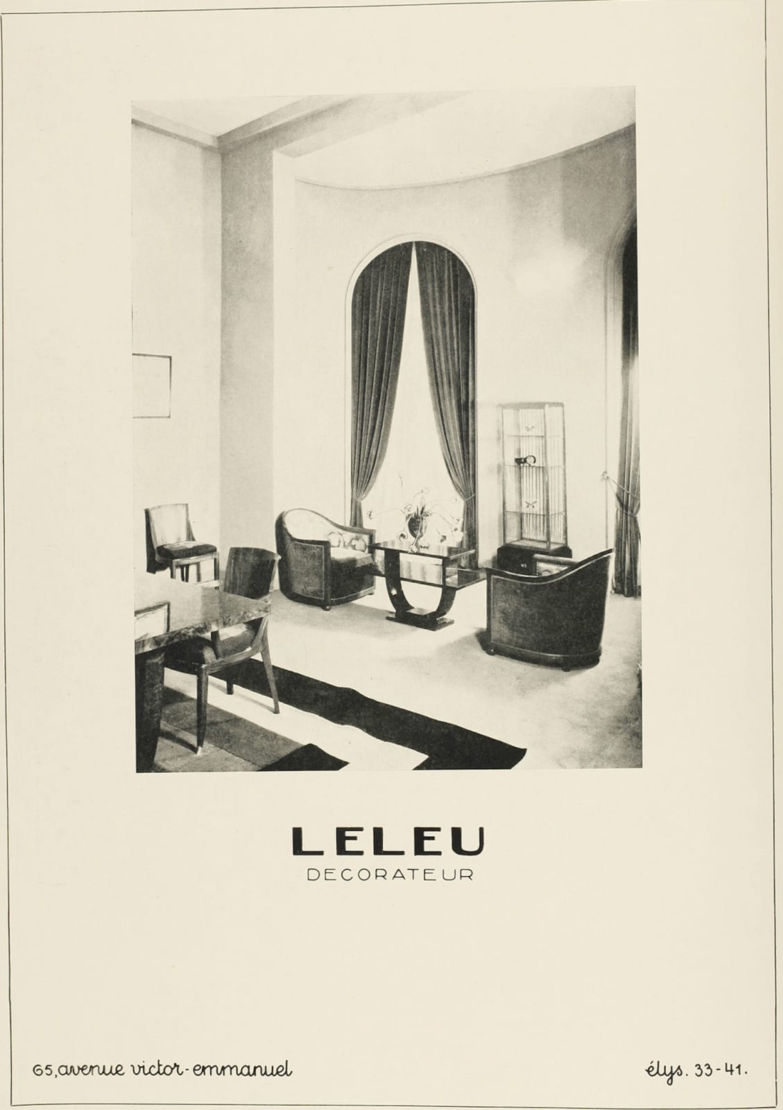 JULES LELEU, Pair of bergères, c. 1930