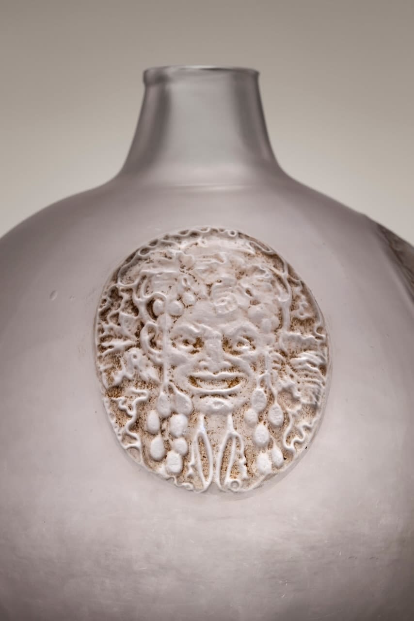 RENÉ LALIQUE, VASE 'QUATRE MASQUES', c. 1920