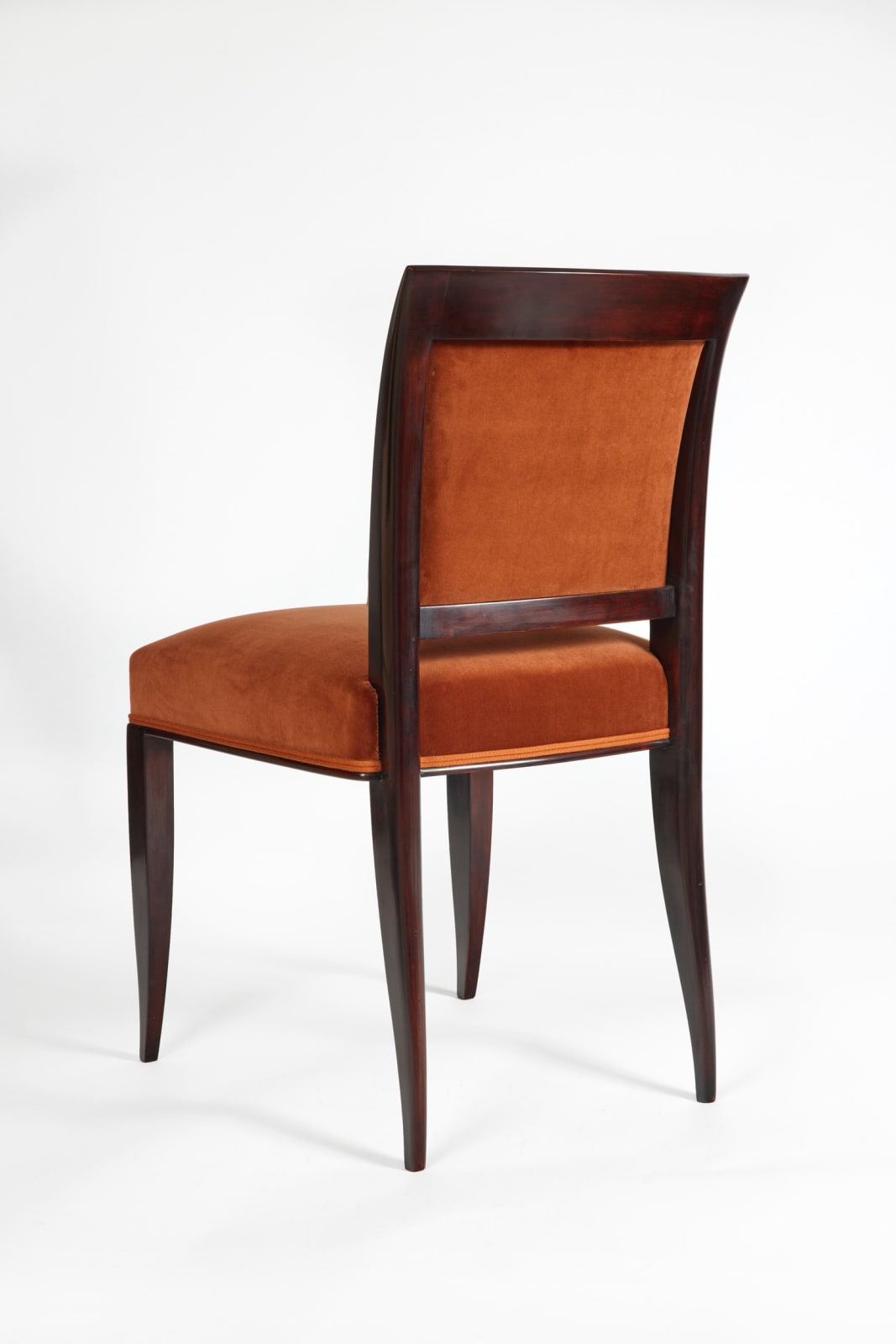 ALFRED PORTENEUVE, TWO ARMCHAIRS AND SIX CHAIRS, c. 1930