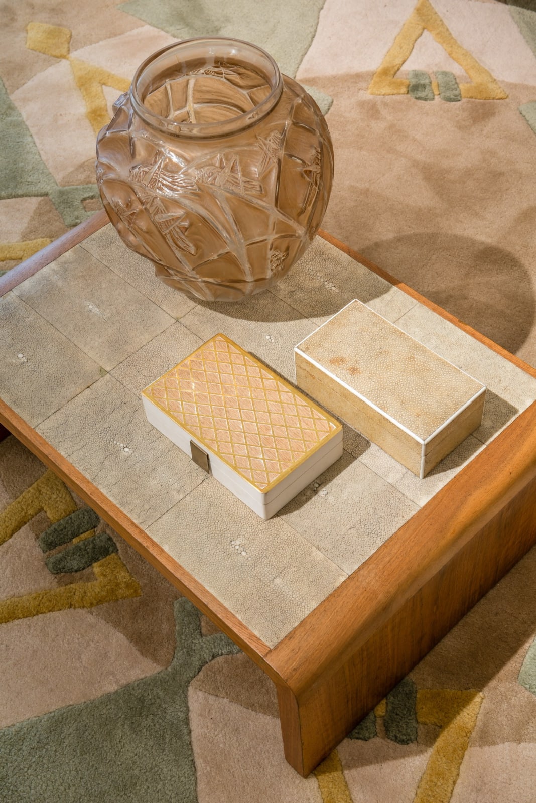 TRAVAIL FRANÇAIS, SHAGREEN BOX, c. 1930