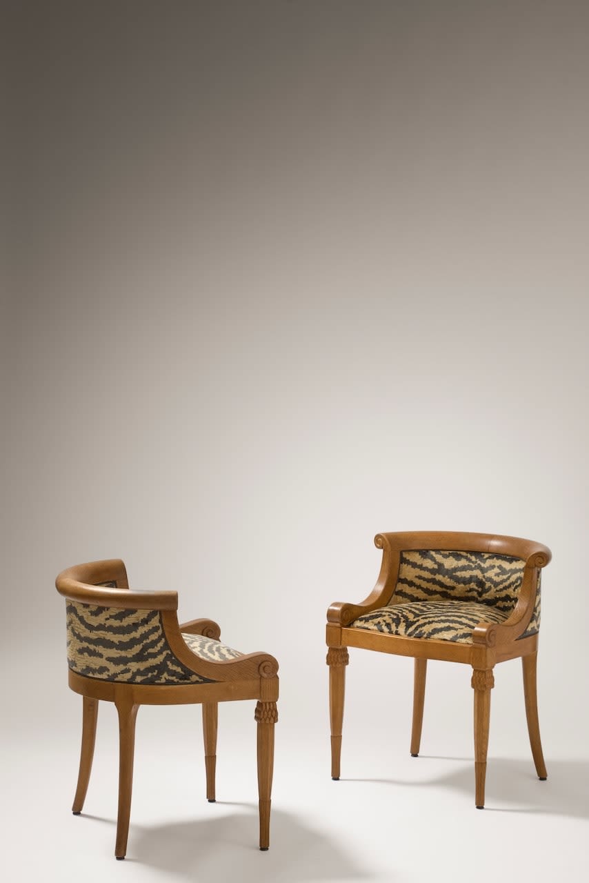 ARMAND-ALBERT RATEAU, Pair of armchairs, c. 1920-1925