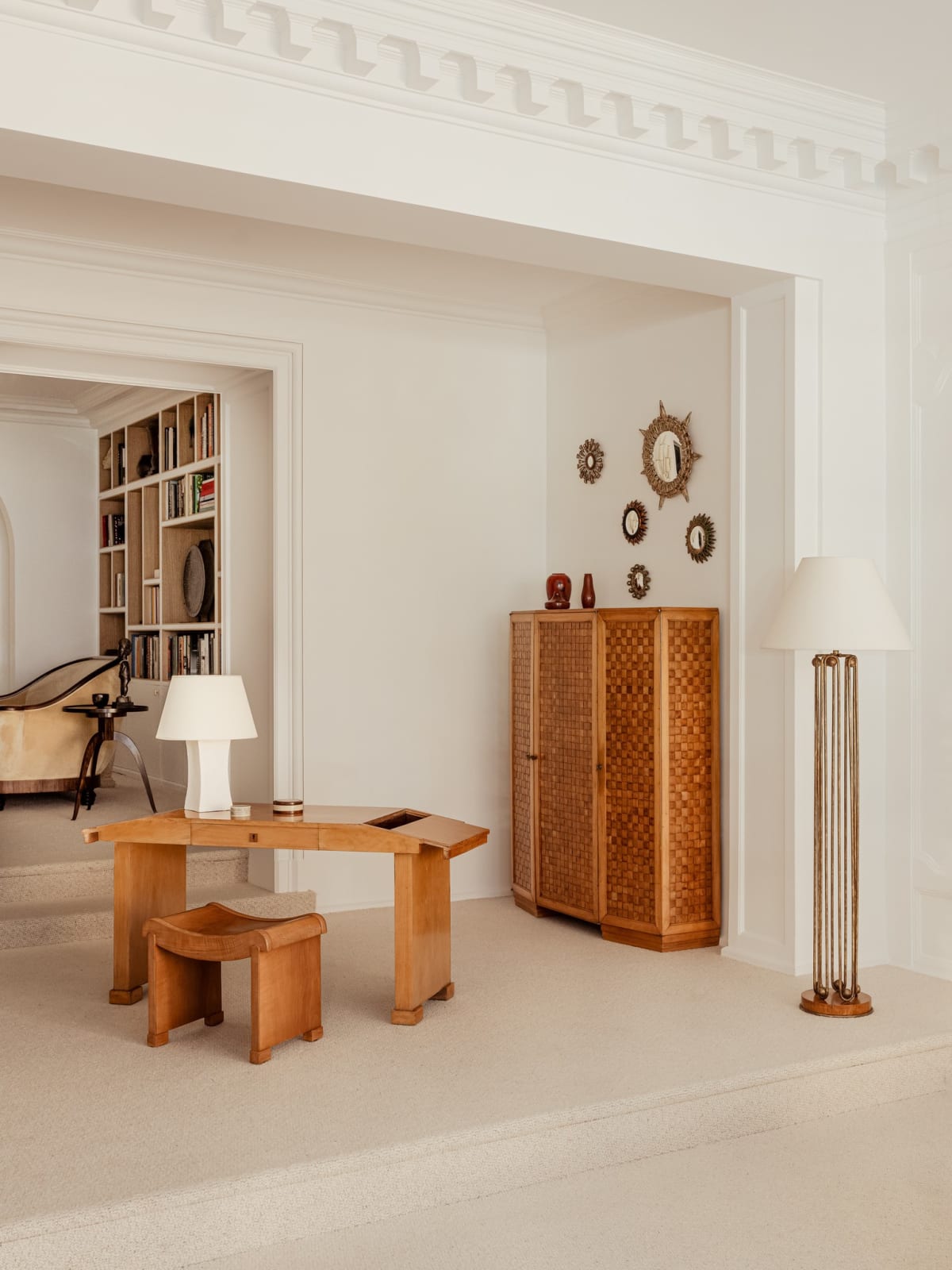 PIERRE CHAREAU, 'MT1015' STOOL, c. 1927