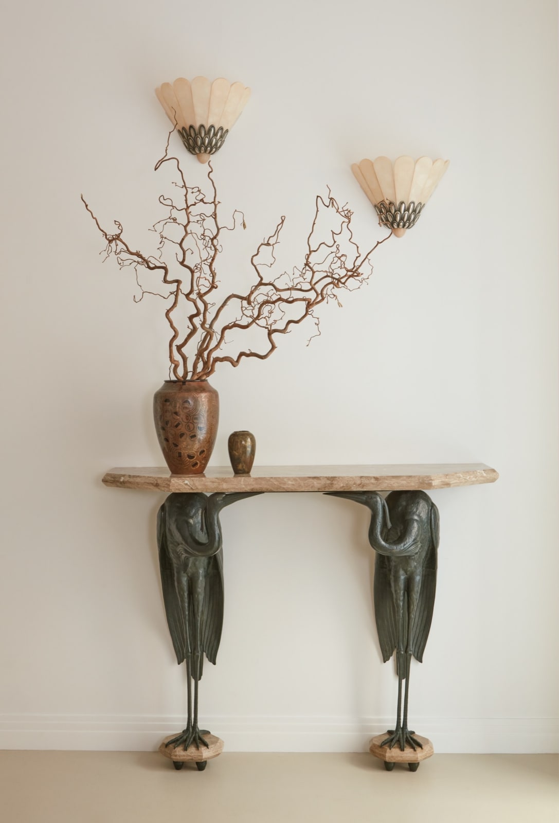 ALBERT CHEURET, 'CONSOLE AUX HERONS', c. 1925