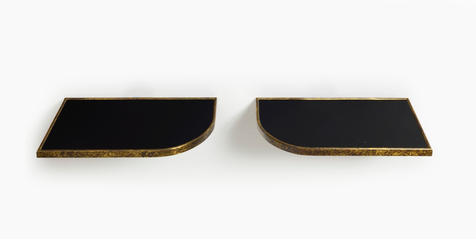 EUGÈNE PRINTZ, PAIR OF SHELVES , c. 1930