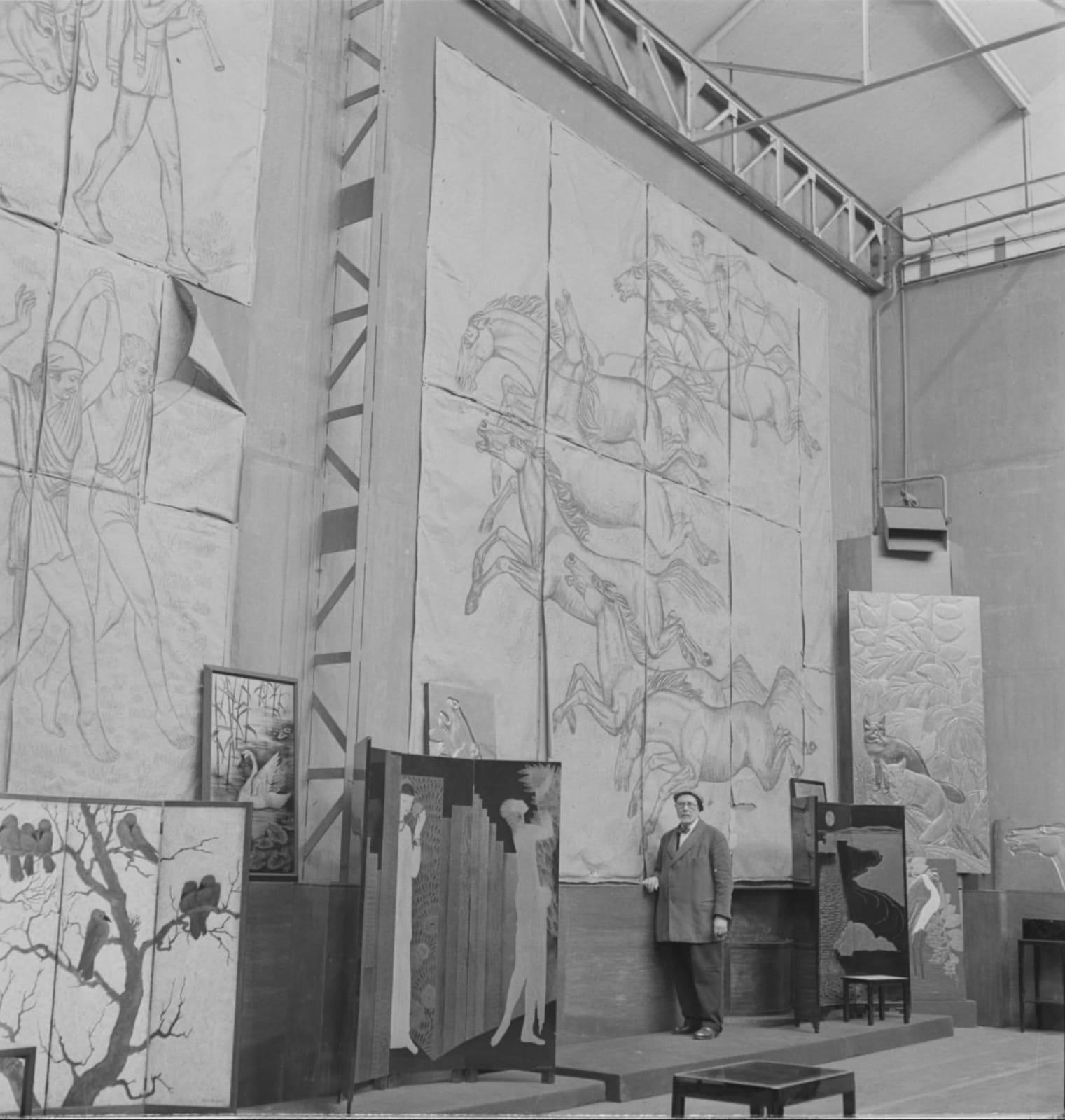 JEAN DUNAND, "Cygne" , c. 1930