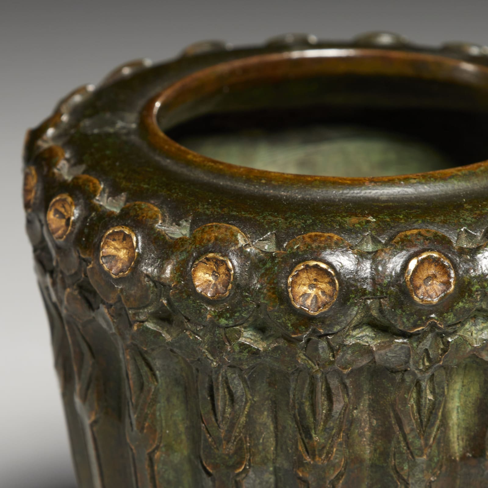 JEAN DUNAND, VASE, c. 1910