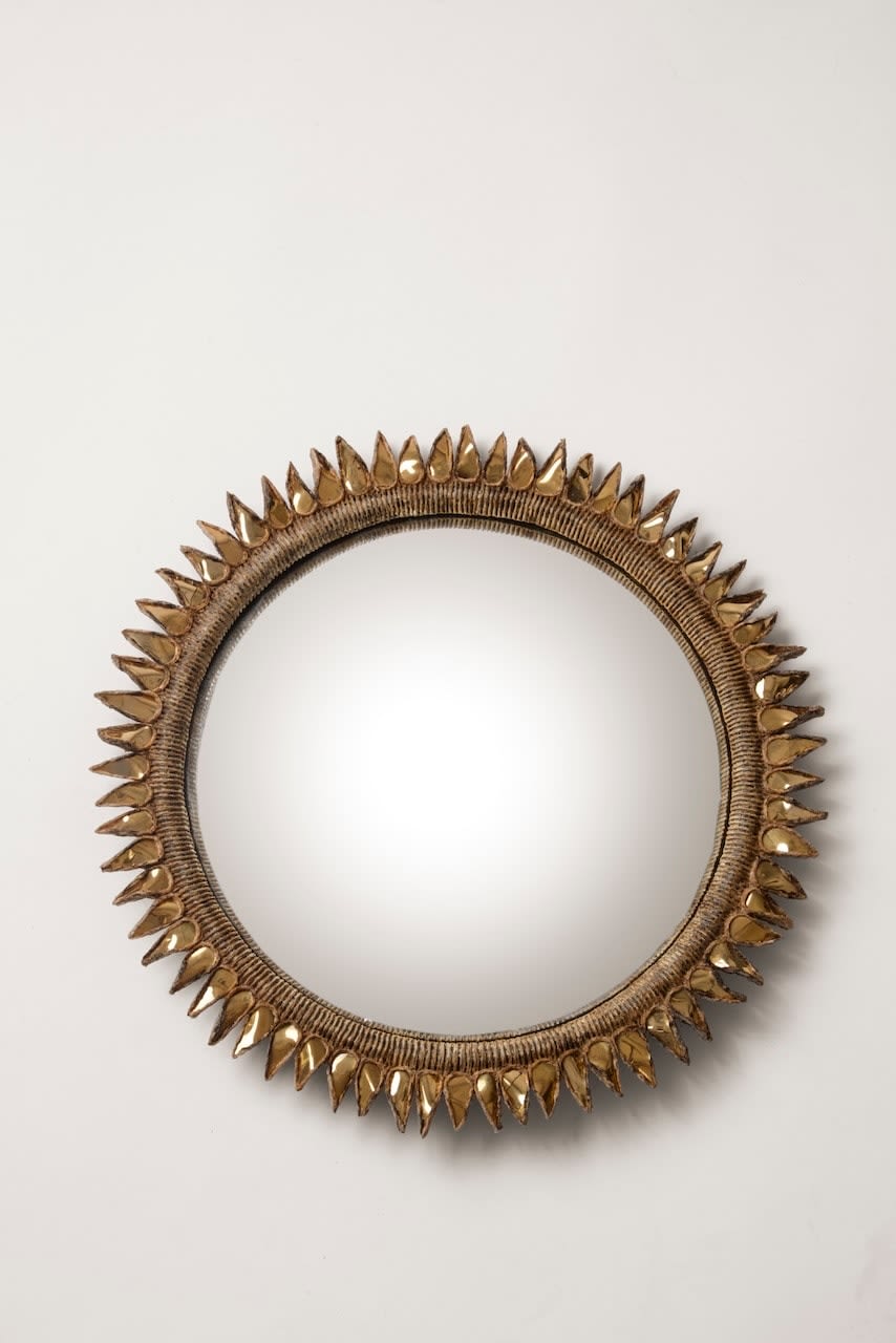 LINE VAUTRIN, 'CHARDON' MIRROR, c. 1955-60
