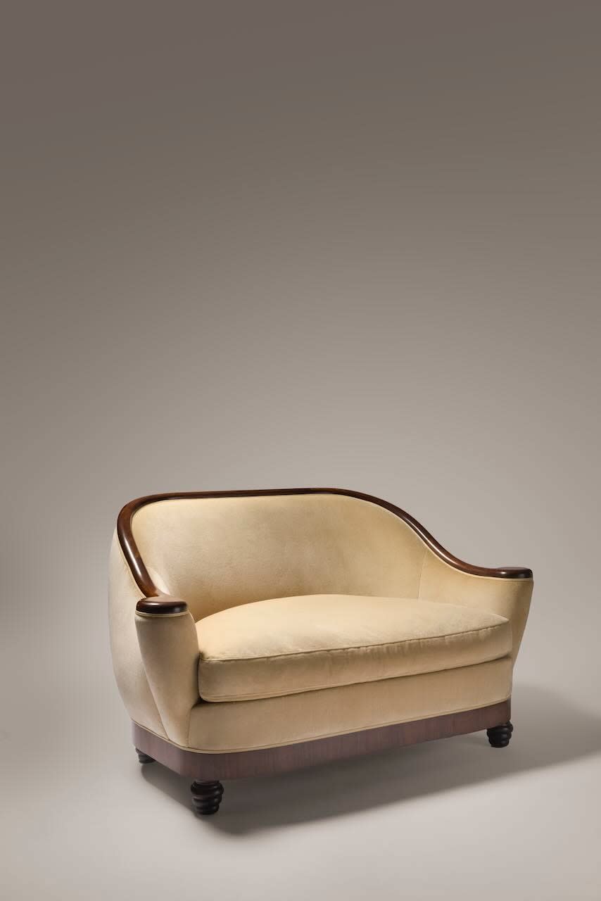ANDRE GROULT, SOFA, c. 1920