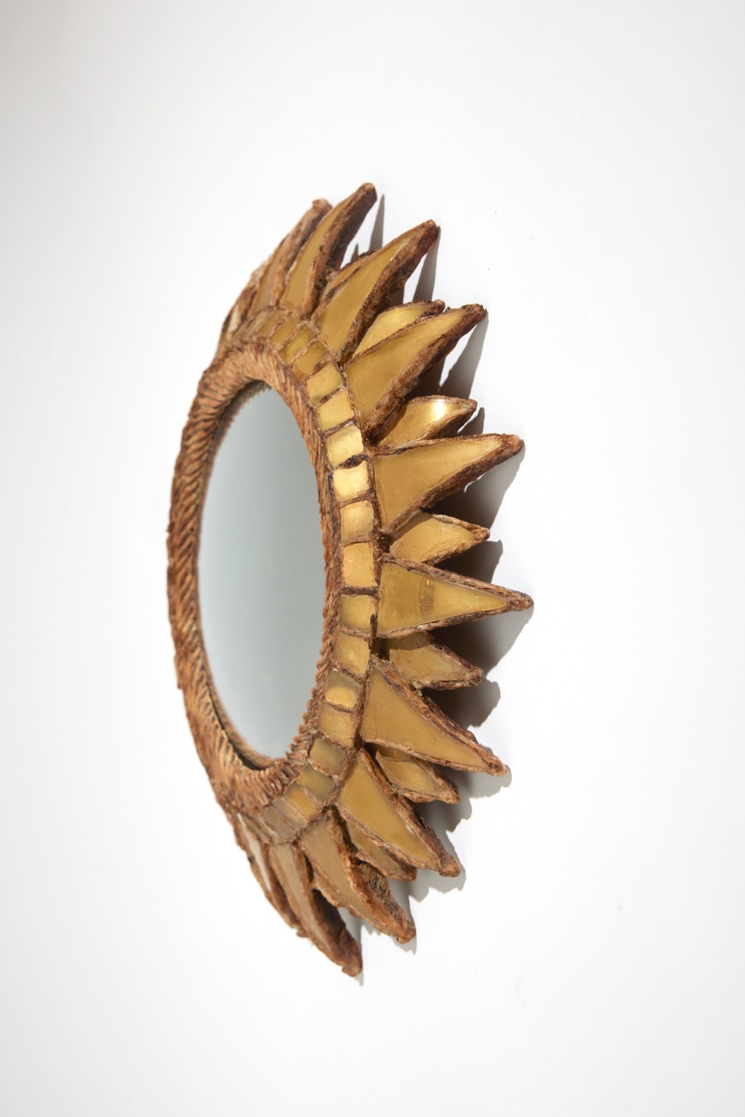 LINE VAUTRIN, MIRROR 'SOLEIL A POINTS N°1', c. 1960