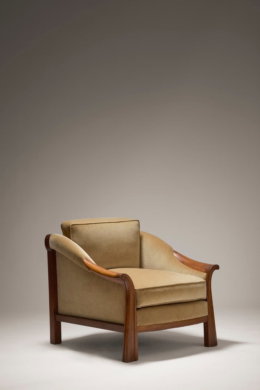 PIERRE CHAREAU, PAIR OF ARMCHAIRS 'SN 37' MODEL, c. 1930