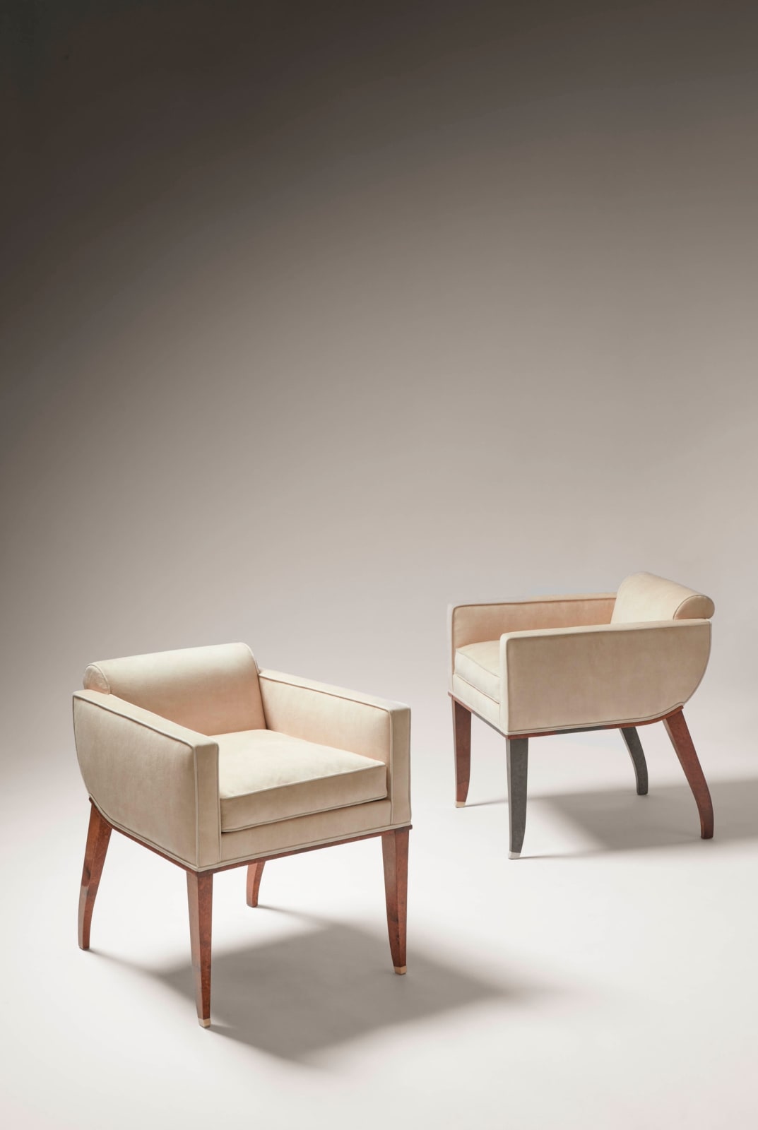 JACQUES-ÉMILE RUHLMANN, PAIR OF ARMCHAIRS, c. 1925
